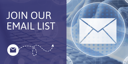 Join our mailing list banner